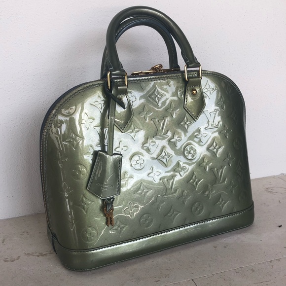 Louis Vuitton Olive Green Satchel - Picture 4 of 16